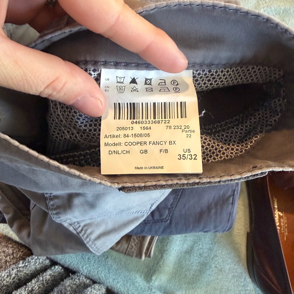 Four Pairs of Brax Cooper Regular Fit Pants (cooper fancy BX) 35/32
